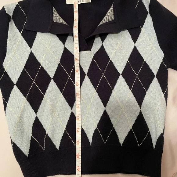 Knitted Jumper Sweater V-neck Pullover New Fashion Sweater - Picture 9 of 9